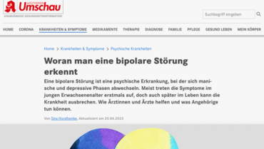 Woran man eine bipolare Störung erkennt