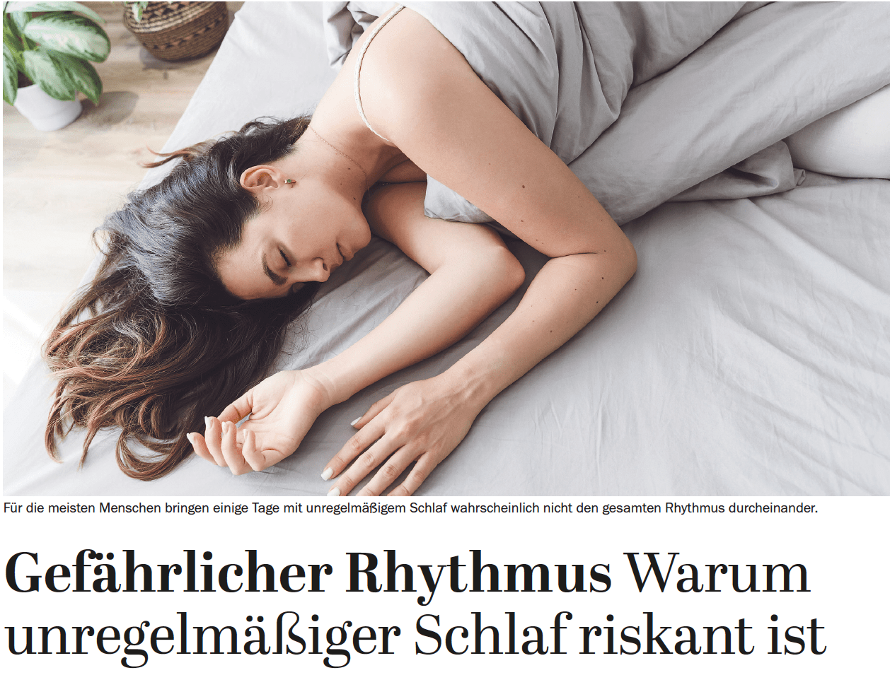 Gefährlicher Rhythmus – Warum unregelmäßiger Schlaf riskant ist
