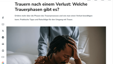 Trauern nach einem Verlust: Welche Trauerphasen gibt es?