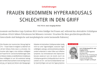 Frauen bekommen Hyperarousals schlechter in den Griff